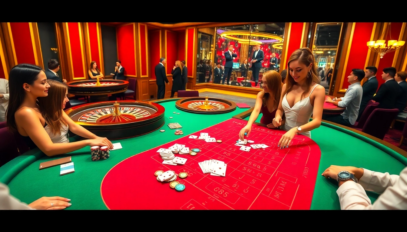 Players enjoying Baccarat and Roulette at x88.agency casino.