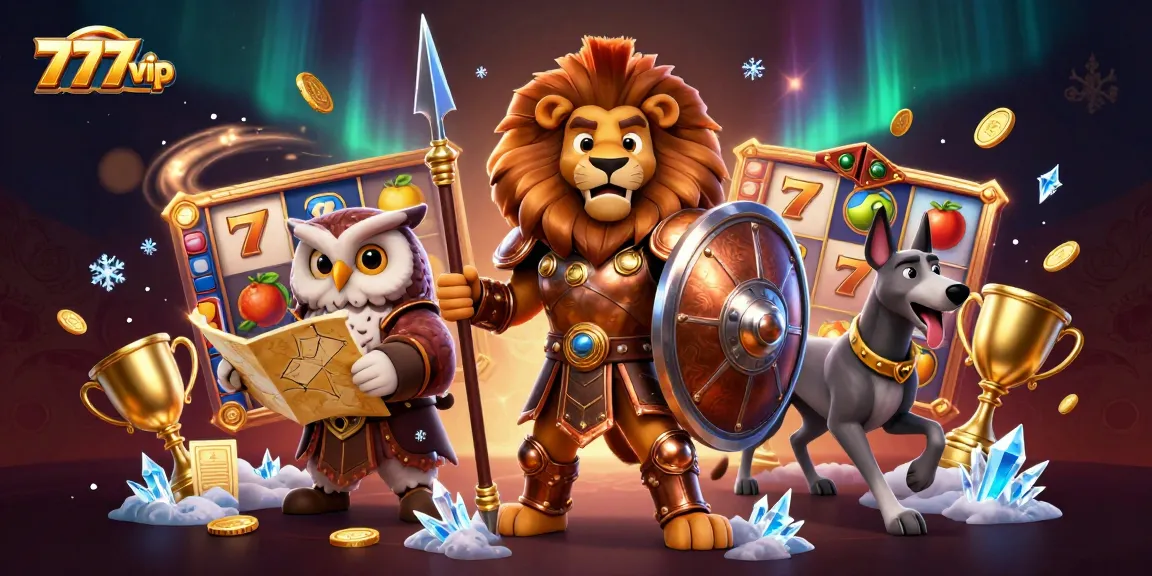 Win exciting jackpots and rewards at 777vip online casino with this vibrant 3D illustration.