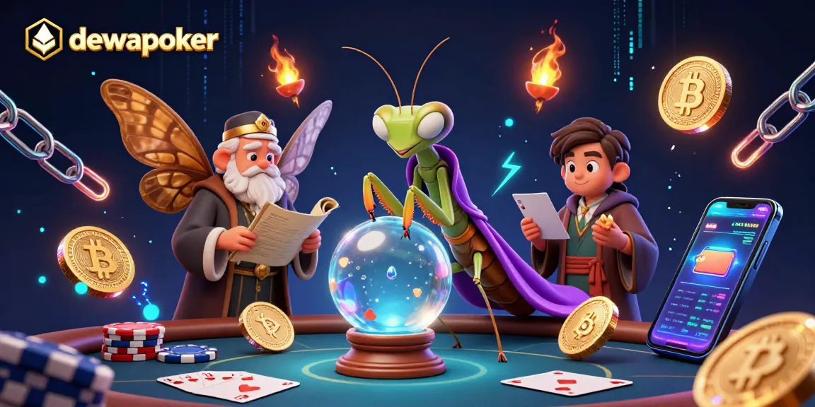 Engage in DewaPoker tournaments with large bonuses, featuring vibrant poker elements and rich visuals.