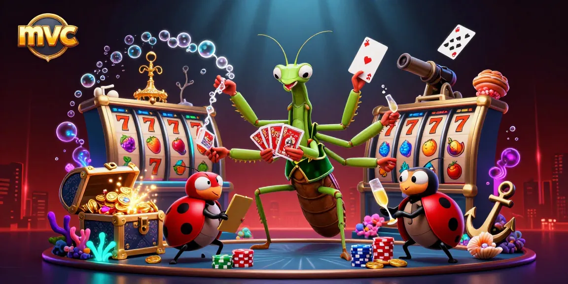 Experience the thrill of gambling with mvc at a vibrant casino scene featuring unique characters and dynamic action.