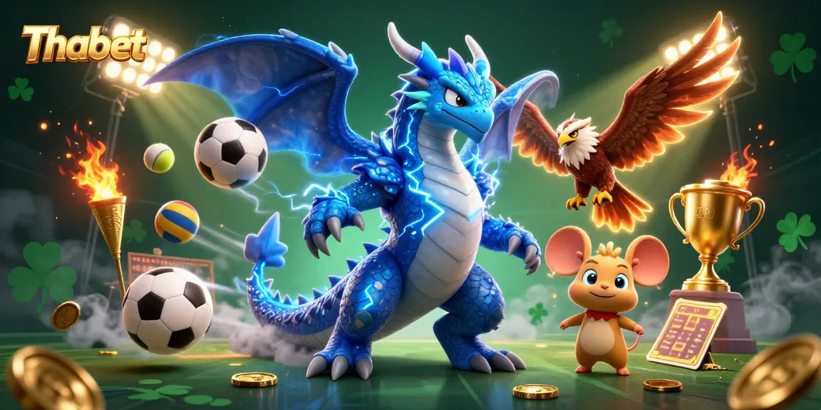 Engage with Thabet's thrilling casino games amidst a vibrant scene of action and excitement.